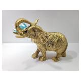 Brass Elephant 8' x 10' Figure