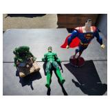 Hulk, Green Lantern & Superman Action Figures