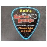 Rob's Guitar Lounge Sign