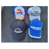 (4) Assorted Hats