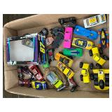 Box of Hot Wheels & Matchbox Cars