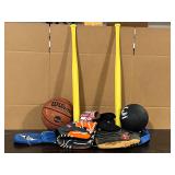 Bat Bag; Baseball Gloves; Wiffle Ball Bats; & More