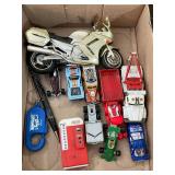 Box of Cars, Trucks, & More