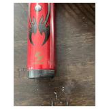 SportCraft Red Decorated Fiber Glass Pool Cue