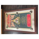 Budweiser Basement Billards Sign
