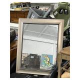 Silver Framed Mirror