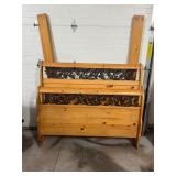 Double bed frame, and Denvermattress