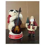 Coca-Cola Polar Bear; Santa Statue