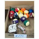Pool Balls & Chalk