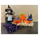 Tabletop Witch; Pumpkin Display