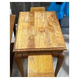 End Table w/Pull-Out Side Shelves