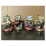 4 Thomas Kinkade Christmas Items