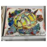Turtle Painting by Krupa