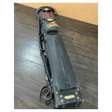 Black Leather Pool Cue Case