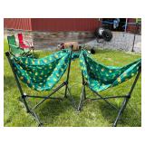 2 Collapsable Hammock Chairs