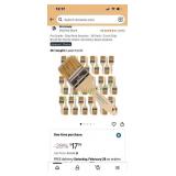 2' pro chip paint brushes and tape