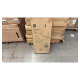 8ft Black Metal Firewood Rack