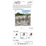 Set of 4 patio chairs