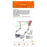 Wall bracket for ductless AC system