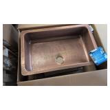 Copper Kitchen Sink