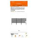 Garden fence panel kit & mini greenhouse