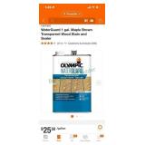 Olympic stain and sealer