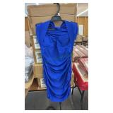 Sofia Vergara Blue Neck Strap Dressed
