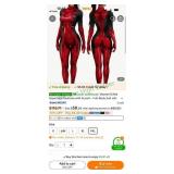 Womens 3XL Superhero Halloween Costume