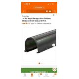 Garage door seals