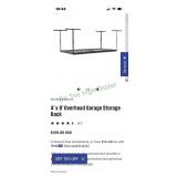 Overhead storage rack