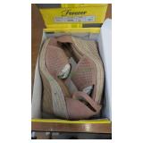 Women's 10 Pink Wedged Sandals