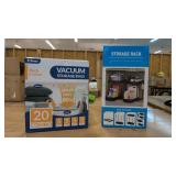 Storage Rack & Vacuum Storage Bags