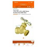 Brass hose bibb