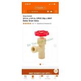 Boiler drain valve