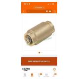 Check valve & brass elbow