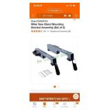 Miter saw brackets and butane torch