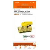 3/8' and 3/4?? gas valves