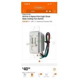 Ceiling fan control switches