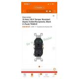 Misc black and gray outlets and switches
