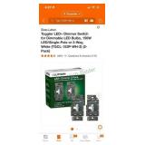 Toggle switch with dimmer & smart switches
