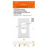 Nylon wall outlet plates
