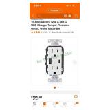 USB outlets and toggle dimmer switches
