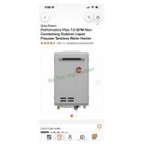 Liquid propane tankless water heater