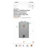 Liquid propane tankless water heater