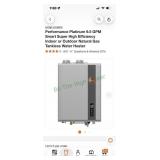 Natural gas tankless water heater