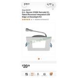 Recessed lights 4 in & 6 in