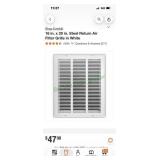 Return air filter grills