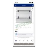 Metal shelves