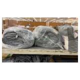 King size bedding gray