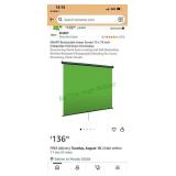 Wall mount green screen